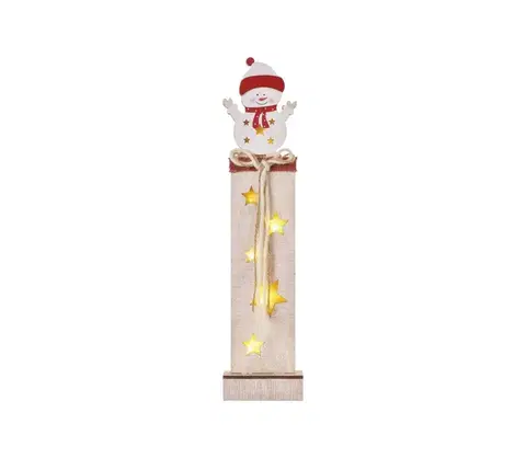 Vánoční dekorace  LED Vánoční dekorace 7xLED/2xAA sněhulák 