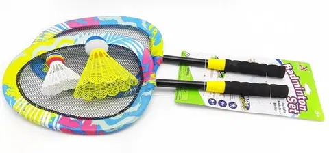Hračky na zahradu WIKY - Barevný plážový badminton set 56cm