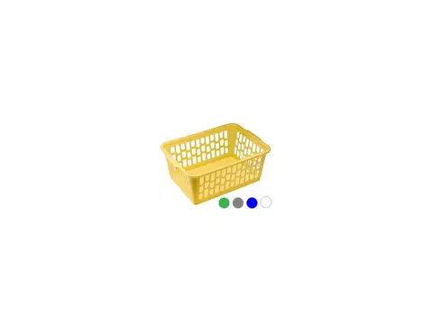 Úložné boxy HEIDRUN - Košík plast 36x25x14 cm různé barvy