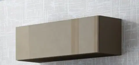 Regály a poličky HALMAR Závěsná vitrína VIGO WITR 90 cm odstín latté
