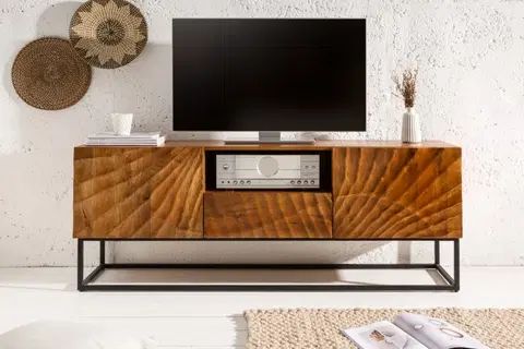 TV stolky LuxD Designový TV stolek Shayla 160 cm mango
