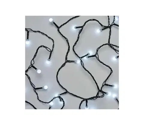 Vánoční dekorace  LED Vánoční venkovní řetěz 200xLED/8 módů 25m IP44 studená bílá 