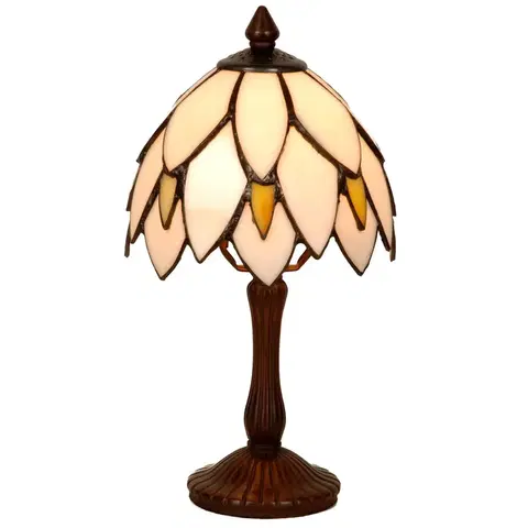 Stolní lampy Clayre&Eef Lilli - vkusná stolní lampa v Tiffany stylu