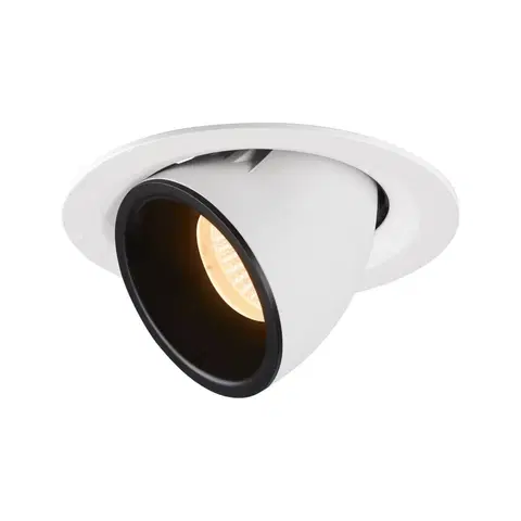 LED podhledová svítidla SLV BIG WHITE NUMINOS GIMBLE M zápustné stropní svítidlo bílé/černé 2700 K 20° 1005930