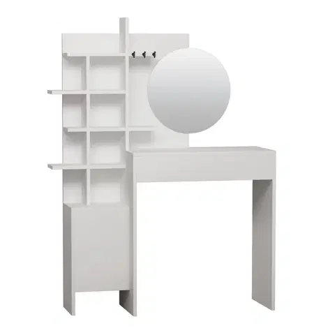 Toaletní stolky Kalune Design Toaletní stolek MUP 105 cm bílý