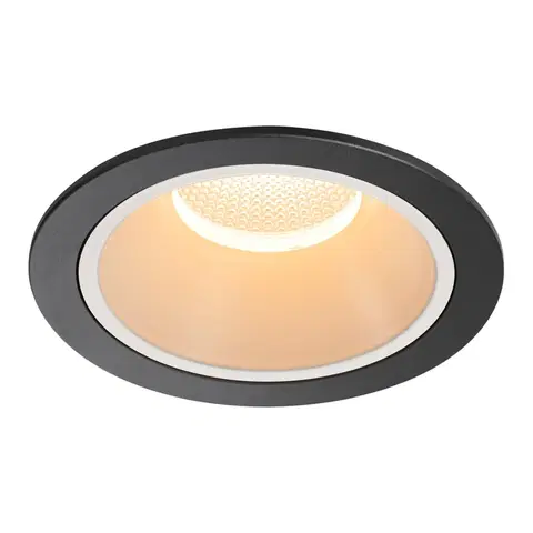 LED podhledová svítidla SLV BIG WHITE NUMINOS DL XL vnitřní LED zápustné stropní svítidlo černá/bílá 2700 K 20° 1003986
