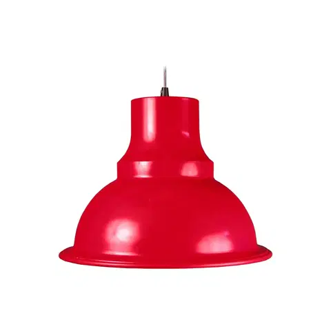 Závěsná světla Aluminor Aluminor Loft závěsné světlo, Ø 39 cm, červená