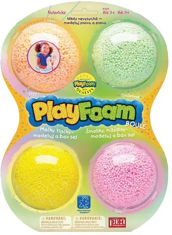 Hračky PEXI - Playfoam Boule 4Pack-Třpytivé