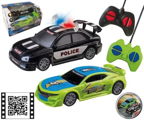 Hračky - RC modely HAPPY PEOPLE - RC Závodní auta, 2ks, chasing set