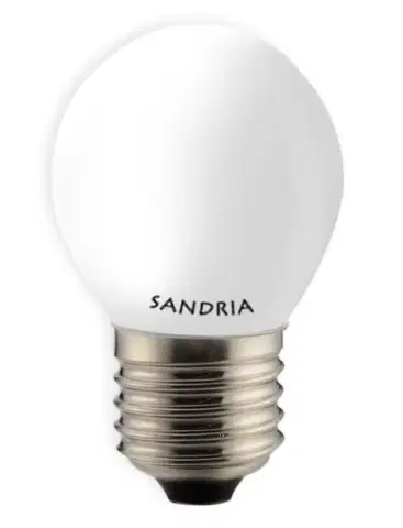 Žárovky LED žárovka Sandy LED E27 S2168 4W OPAL teplá bílá