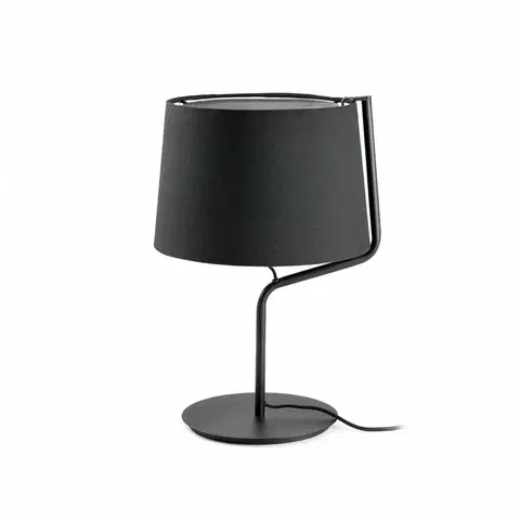 Designové stolní lampy FARO BERNI černá stolní lampa