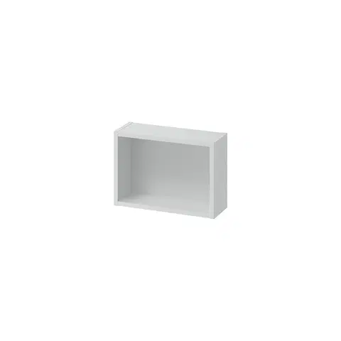 Koupelna CERSANIT Modulová otevřená skříňka LARGA 40x27,8 šedá S932-083