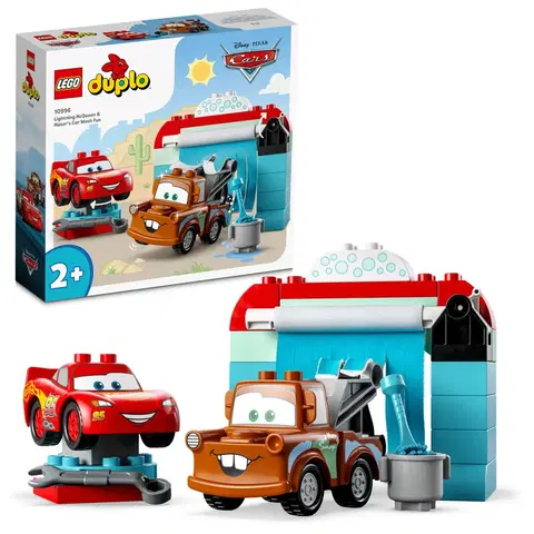 Hračky LEGO LEGO - DUPLO 10996 V umývárce s Bleskovým McQueenem a Materem