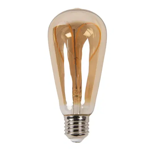Žárovky Žárovka Antique LED Bulb Heart - Ø 6*14 cm E27/3W Clayre & Eef LP101