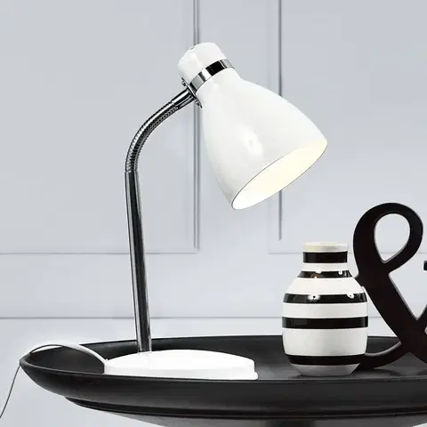 Stolní lampy kancelářské Nordlux Moderní stolní lampa CYCLONE bílá