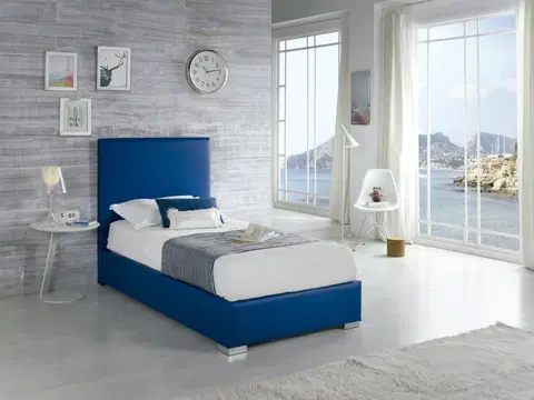 Luxusní a stylové postele Estila Moderní stylová postel Piccolo s elegantním čalouněním 90-180cm