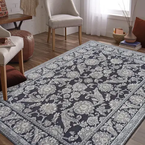Vintage koberce Moderný koberec s krémovým vzorom