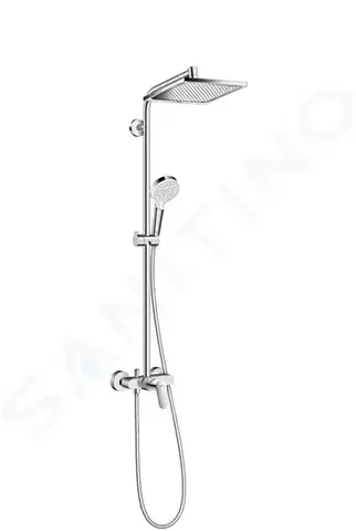 Sprchy a sprchové panely HANSGROHE Crometta Sprchový set Showerpipe E 240 s baterií, chrom 27284000