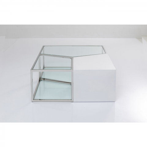 Konferenční stolky KARE Design Konferenční stolek Combination - bílý, 95x95cm