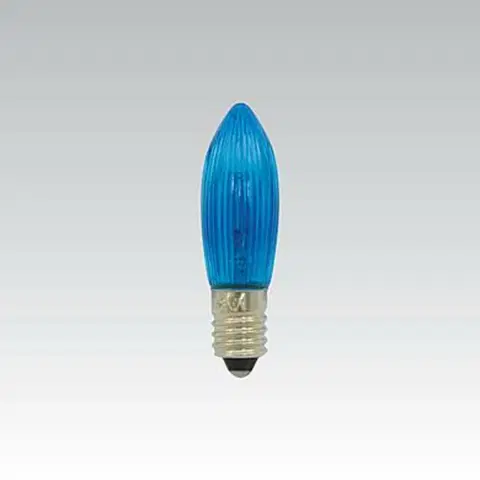 Náhradní žárovky NBB Žárovka vánoční E10 20V 3W modrá 374023000
