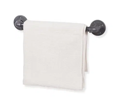 Koupelnové skříňky  Držák ručníku BORURAF 7x47 cm šedá 