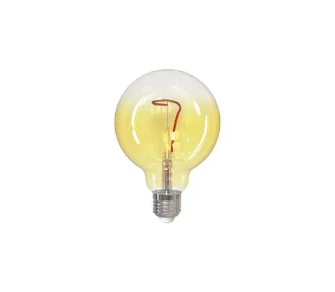LED osvětlení  LED Žárovka FILAMENT SHAPE G95 E27/4W/230V 1800K žlutá 
