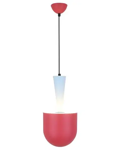 LED osvětlení Závěsná lampa VISBY Candellux Červená