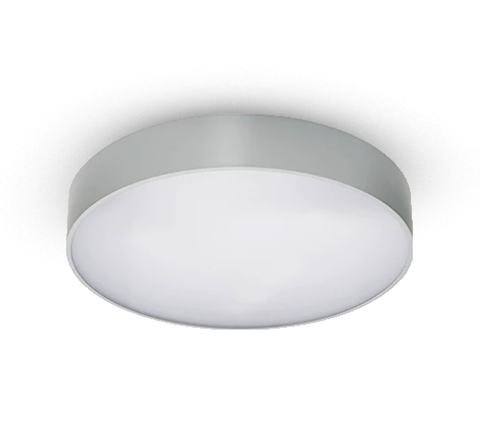 Stropní kancelářská svítidla NASLI stropní svítidlo Amica LED pr.60 cm 53 W stříbrná