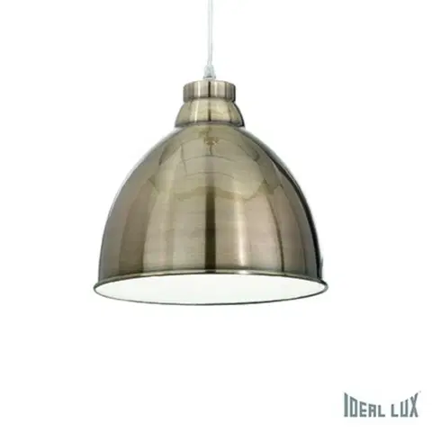 Industriální závěsná svítidla Ideal Lux NAVY SP1 BRUNITO SVÍTIDLO ZÁVĚSNÉ 020723