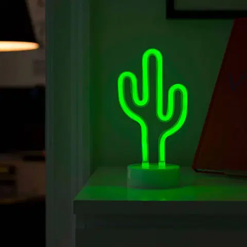 Vnitřní dekorativní svítidla Konstsmide Season LED dekorativní světlo kaktus, na baterie