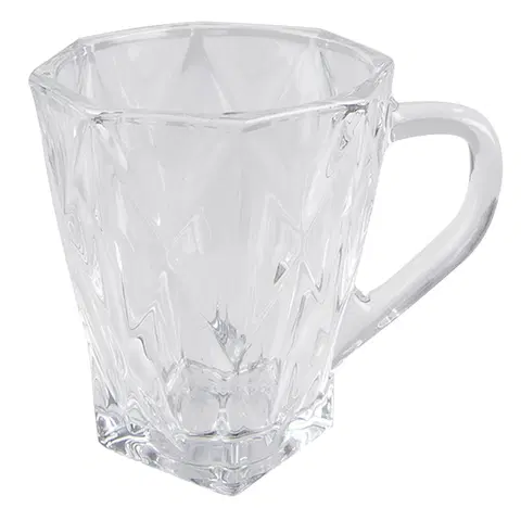 Hrnky a šálky Transparentní skleněný hrnek na nápoj - 10*9*8 cm / 170 ml Clayre & Eef 6GL4199