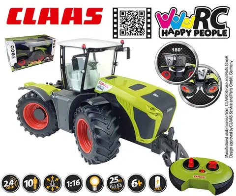 Hračky - RC modely HAPPY PEOPLE - Rc Claas Xerion