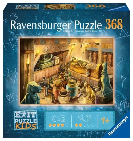 Hračky puzzle RAVENSBURGER - Exit kids puzzle: egypt 368 dílků