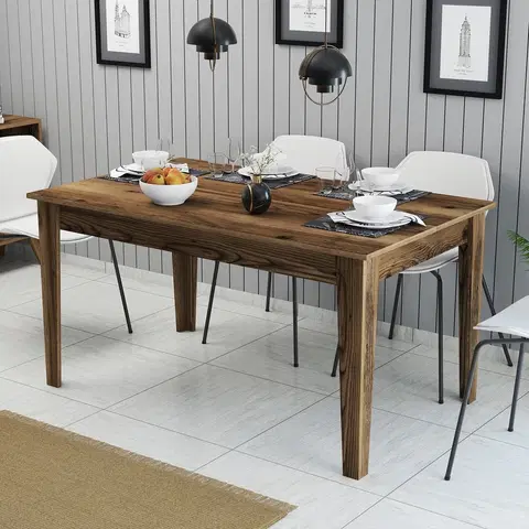 Kuchyňské a jídelní stoly Jídelní stůl MILAN ořech