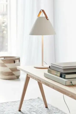 Lampy na noční stolek NORDLUX stolní lampa Strap 1x40W E27 bílá 46205001