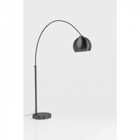 Moderní stojací lampy KARE Design Stojací lampa Lounge Deal - černá, 175cm