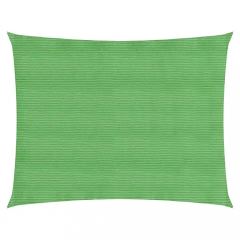Stínící textilie Stínící plachta obdélníková HDPE 3 x 4 m Dekorhome Světle zelená