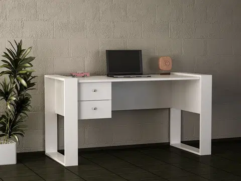 Kancelářské a psací stoly Psací stůl LORD bílý