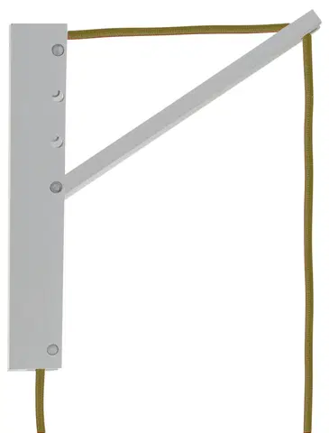 Moderní nástěnná svítidla Segula 80530 SET Pinocchio nástěnné svítidlo bílá s jutovým kabelem - E27