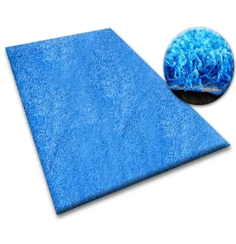 Koberce a koberečky Dywany Lusczow Kusový koberec SHAGGY Izebelie 5cm modrý, velikost 150x250