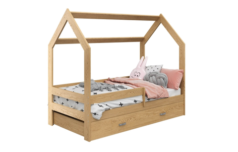Postele Dětská postel SPECIOSA D3 80x160 v barvě borovice se zásuvkou: borovice