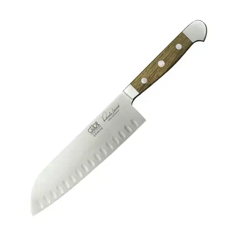 Kuchyňské nože Güde - Solingen Alpha Dubový sud kuchařský Santoku 18 cm