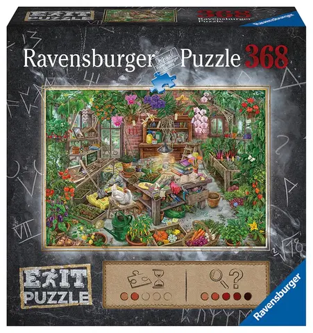 Hračky puzzle RAVENSBURGER - Exit Puzzle: Skleník 368 dílků