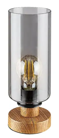 Lampy na noční stolek Rabalux stolní lampa Tanno E27 1x MAX 25W dub 74120