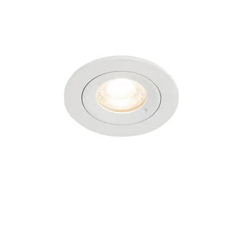 Podhledove svetlo Moderní vestavné bodové svítidlo bílé IP44 - Xena Round