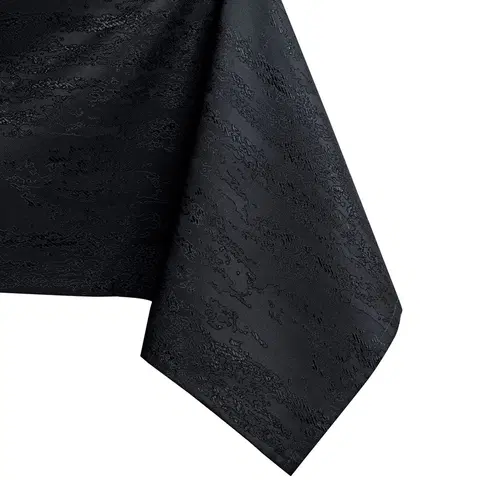 Ubrusy Oválný ubrus AmeliaHome VESTA černý, velikost o160x250