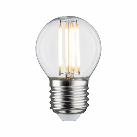 LED žárovky PAULMANN LED kapka 4,8 W E27 čirá teplá bílá stmívatelné 286.92