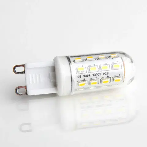 LED žárovky Lindby LED žárovka tvar trubice G9 3W 830 čirá sada 3ks