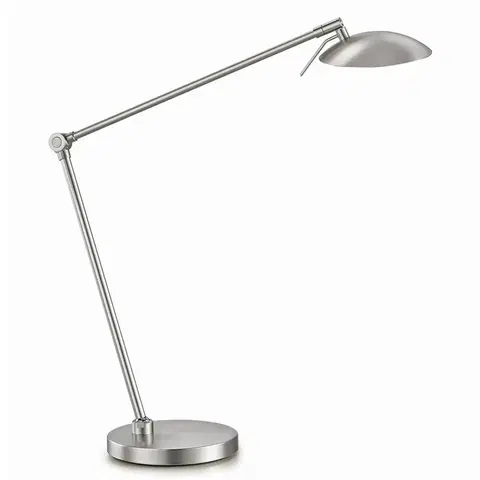 Stolní lampy Knapstein Stmívatelná stolní lampa LED Beatrice, nikl matný