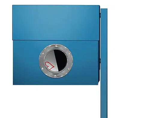 Poštovní schránky Radius design cologne Schránka na dopisy RADIUS DESIGN (LETTERMANN XXL STANDING blue 567N) modrá